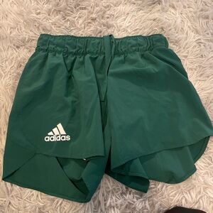 Adidas Women's Green Athletic Shorts